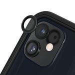 RHINOSHIELD Camera Lens Protector compatible with [iPhone 12/12 mini / 11] | High Clarity Scratch Proof 9H Tempered Glass and Aluminum Trim - Black