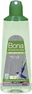 Bona Multi-Surface Hard Floor Cleaner Spray Mop Cartridge - 34 fl oz - Unscented - Refillable - Residue-Free Floor Cleaning Solution for Bona Spray Mops - Stone, Tile, Laminate, and Vinyl Floors