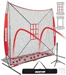Bearwill Baseball Net, 7x7ft Baseba