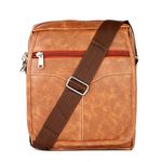 ROLEXO Pu Leather Office/Travel Casual Crossbody Bag For Mens