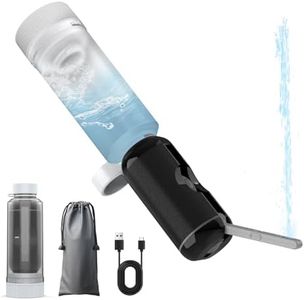 Electric Travel Bidet Rechargeable, Portable Bidet Sprayer, 2 Pressure Modes Toilet Sprayer, Intimate Shower, Saves Paper, Essential for Postpartum, Infant, Hemmoroid Care, Black