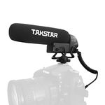 Takstar SGC-600 Camera Microphone, Super-Cardioid Condenser External Video Microphone, Shotgun Microphones for Vlog Video Studio DSLR Smartphone Film Production Recording