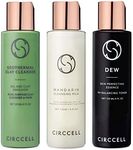 CIRCCELL Daily Basics Trio - Geothermal Clay Cleanser, Mandarin Cleansing Milk and Dew pH Perfector Set