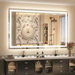 ODDSAN 60x 40 Inch Lighted Bathroom