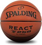 Spalding React TF 250 Indoor Outdoor Basketball, Size 7