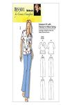 Butterick Patterns B5301 Misses'/Women's Top and Pants, Size Woman (XXL-1X-2X-3X-4X-5X-6X)