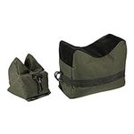 Keenso 2PCS Outdoor Shooting Support Bag Sports Sandbag for Photography Hunting (Army Green)