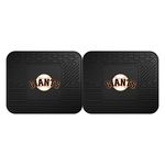 Fanmats 12343 MLB - San Francisco Giants Backseat Utility Mats 2 Pack