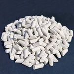 Tonmp 5 Pounds 5/16 X 5/8 Inch Rock Tumbling Ceramic Filler Media - Large Cylinder Ceramic Pellets for All Type Tumblers