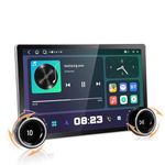 CAMFIRE Car Android Touch Screen System 10.1 Inch Display 4 GB RAM 64GB ROM Navigation/WiFi/Steering Control 36 DSP Band AHD Camera Support Wireless&Wired Androind Auto/Car Play Latest Android