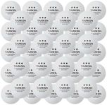 50-Pack 3-Star 40+ ABS Ping Pong Ba