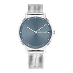 Tommy Hilfiger Analogue Quartz Watch for Women with Silver Stainless Steel mesh Bracelet - 1782149