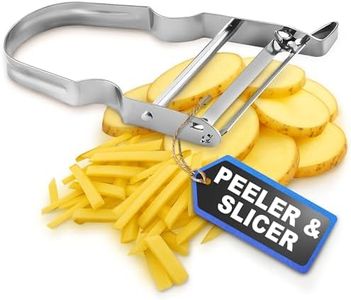 Vegetable Peeler – Multifunctional Stainless Steel Potato Peeler, Durable & Corrosion Resistant, Ergonomic Handle for Easy Use, Potato Peelers for Vegetables, Dishwasher Safe - 4.45"L x 2.64"W