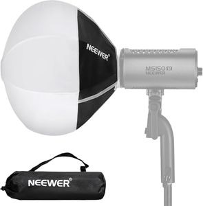 NEEWER 12"/30cm Lantern Softbox with NEEWER Mount (Not Bowens Mount), Quick Release 360° Omnidirectional Light Diffuser Modifier Mini Softbox for MS60 MS60B MS60C MS150B LED Video Studio Light, NS6L