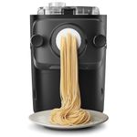 Philips 7000 Series Pasta Maker - ProExtrude Technology, Auto-Weighing, 8 Shaping Discs, Perfect Dough, Easy Clean, Up to 8 Portions, Black (HR2665/93)