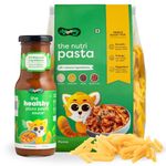 Troovy High Protein Millet Penne Pasta with Pizza Pasta sauce | Protein & Iron rich | No Maida | All natural ingredients | No Preservatives | No Junk | Slow dried | High Fiber