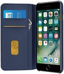 Logitech Hinge Flexible Wallet Folio Stand Case for Apple iPhone 6/6s Plus - Blue - Retail Packaging