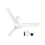 atomberg Aris 1200mm BLDC Ceiling Fan with IoT & Remote Control | Smart Fan with Noiseless Operation (Marble White)