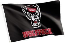 Desert Cactus North Carolina State University Flag NCS Wolfpack Banners 100% Polyester Indoor Outdoor 3x5 feet Flags (Style B)