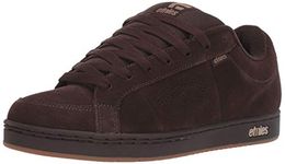 Etnies Men's Kingpin Skateboarding Shoe, Brown/Black/Tan, 11