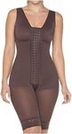 MARIAE FAJAS FQ115 Post Surgery Compression Shapewear Tummy Control Girdle Chocolate 2XL