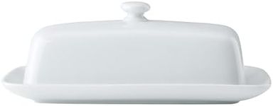 Mikasa Chalk Porcelain Butter Dish,