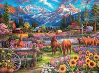 Buffalo Games - Chuck Pinson - Free to Roam - 1000 Piece Jigsaw Puzzle for Adults Challenging Puzzle Perfect for Game Nights - Finished Size 26.75 x 19.75