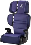 Diono Connect3 R 2-in-1 High Back Booster, Slim Fit 3-Across in Many Mid-Sized Sedans and SUVs, for Children from 40-120 lbs., Lightweight with Cupholder, Purple Wildberry