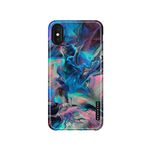 Akna iPhone Xs Max Case Watercolor, Sili-Tastic Series High Impact Silicon Cover with Ultra Full HD Graphics for iPhone Xs Max (Graphic 102169-U.K)