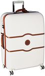 DELSEY Paris Chatelet Air 2.0 Hardside Luggage with Spinner Wheels, Champagne White, Checked-Large 28 Inch, Chatelet Hard+ Hardside Luggage with Spinner Wheels