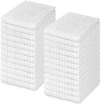 DecorRack 100% Cotton Bar Mop, 12 x 12 inch, Cleaning Towels for Kitchen (24 Pack)