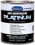 Eastwood Rust Encapsulator Platinum Premium Rust Preventive Coating | Easy Apply High-Tech Formula Automotive Paint to Stop Rust | Silver Quarts | 1 Pack