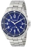 Akribos XXIV Men's AK689BU Grandiose Analog Display Swiss Quartz Silver Watch