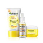 Garnier Vitamin C Regime Pack (Bright Complete Facewash 150g, Serum 30ml, SPF40 Cream 45g)