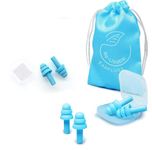 APRIME ADDA Washable/Reusable Noise reduction Earplugs, NRR 27 db protection, Use for Yoga, Airplane travelling, City travel, Meditation etc.