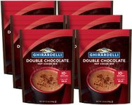 Ghirardelli Double Chocolate Premium Hot Cocoa, 10.5 Ounce - 6 per case.