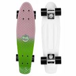 Jaspo Candy Mini Cruiser Kids Skateboard,TPU Wheels 66 mm, Aluminium Trucks, Fibre Deck, 22 Inches Length, 6 Inches Width, Knurl Design, Age Group Above 5 Years, Lightweight, Dual Colour