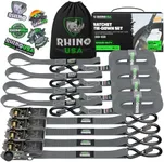 Rhino USA Ratchet Tie Down Straps (