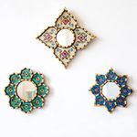 Small Decorative Mirrors Set of 3 -