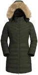 Pioneer Camp Women's Winter Coats Warm Thicken Long Puffer Jacket Waterproof Quilted Parka with Removable Faux Fur Hood