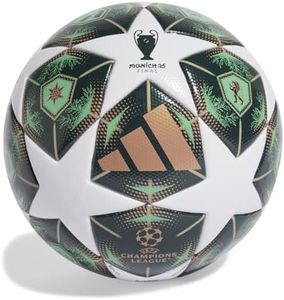 adidas UCL League 24/25 Knockout Stages Ball Mixte Adulte, Blanc/Shagrn/Hiregr 37 EU