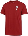 MLB Men's Super Rival Team Color Alternate Player Primary Logo Name and Number T-Shirt, Bryce Harper Philadelphia Phillies Red, Small