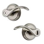 Baldwin Prestige Tobin Bed/Bath Lever in Satin Nickel