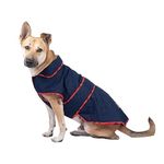 Mutt of Course Quilted Blue Winter Jackets for Dog, Perfect Vest Jacket Coat for Cold Weather, 11.8 inch Length Size for Puppies, Toy Poodles, Boston Terriers and Others (M)