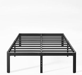 Nordicbed 14 Inch High Heavy Duty Full Size Bed Frame Metal, Platform Bed Frame Full Size No Box Spring Needed, Noise Free, Easy Assembly, Black