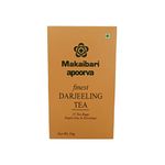 Makaibari Apoorva Organic Darjeeling Black Leaf 25 Tea Bags, 50 Grams | 100% Organic Tea | Premium Darjeeling Whole Long Leaf Black Tea