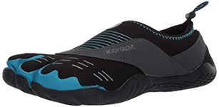 Body Glove Women's 3t Barefoot Cinch Water Shoe, Black/Poolside Azure, 6 UK