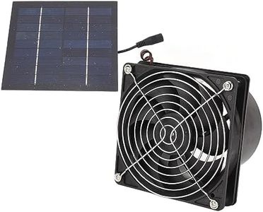 Solar Panel Exhaust Fan, 50W Solar Powered Fan Heat Dissipation Ventilation Solar Fan for Chicken Coops, Greenhouses, Sheds, Pet Houses, and Solar Ventilation Fan