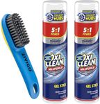 Oxi, Clean Max Force Gel Stick Stain Remover, 6.2 Ounce (Pack of 2) - BUNDLE with Zivigo-Laundry Stain Remover Brush (Compatible with OxiClean)