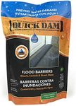 Quick Dam QD65-1 Water-Activated Flood Barrier-5 Feet-1/Pack, 5-ft, Black